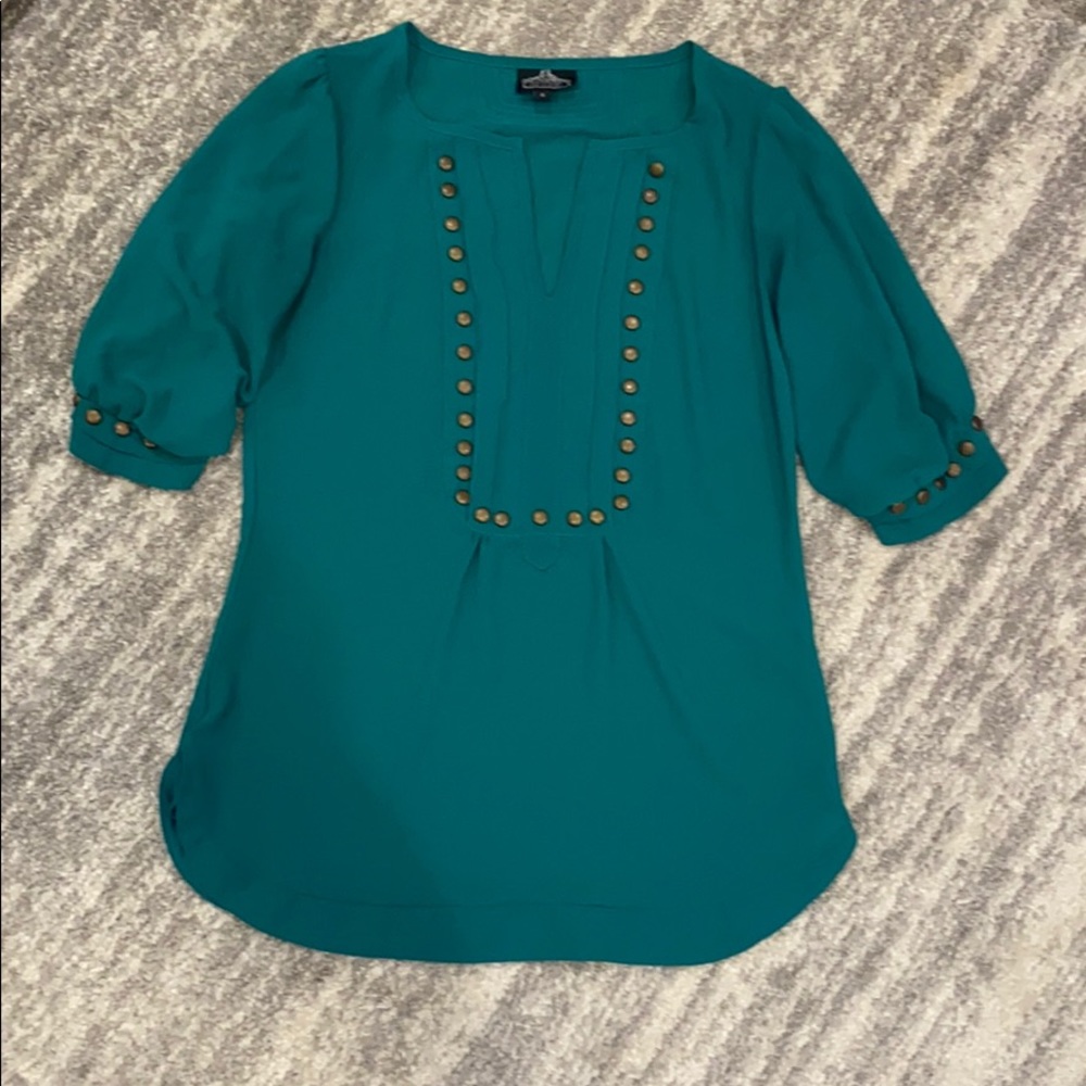 Vibrant Green Blouse